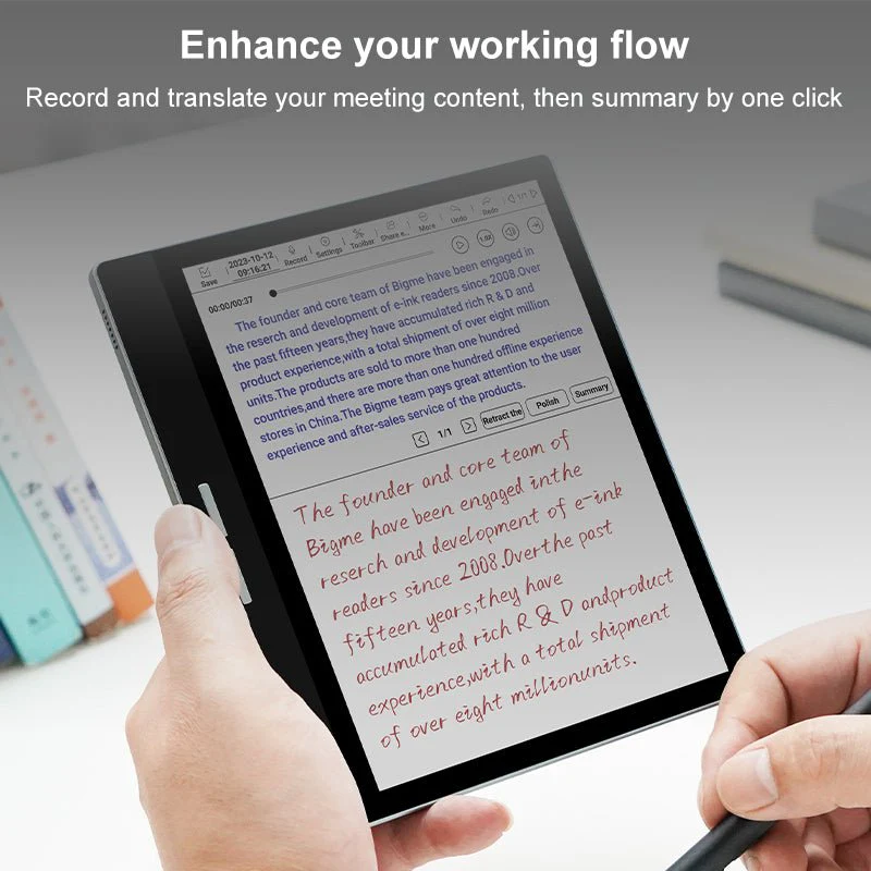 Bigme 7'' B751C Color Epaper notepad with Android 11 OS - Image 4