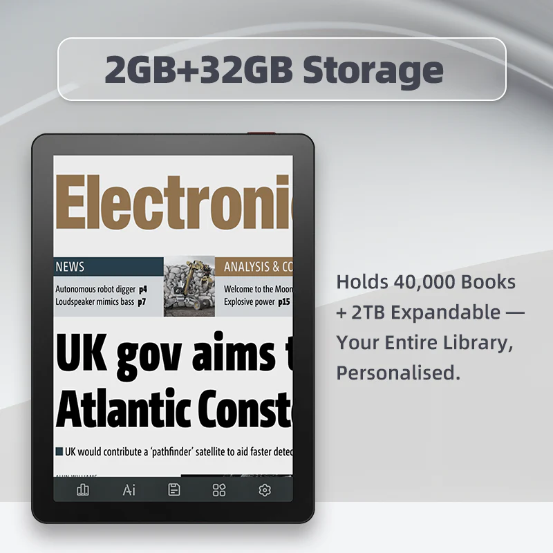 Bigme B6 6inch Color ebook reader 2+32GB storage with Android 14OS - Image 7