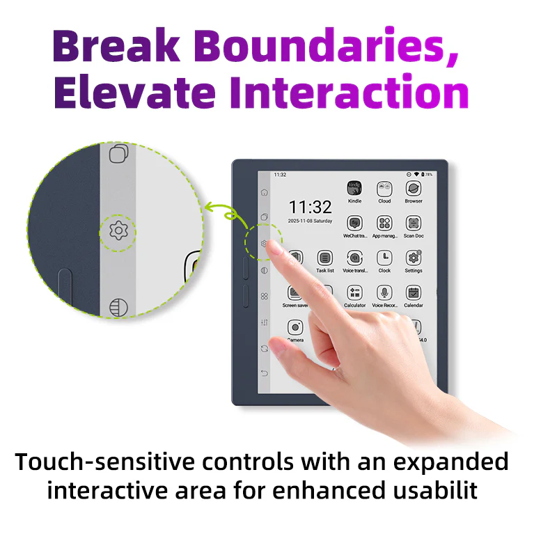 Bigme B7 PRO Black and White epaper reader eink tablet with stylus and case and 4G connection - Image 10