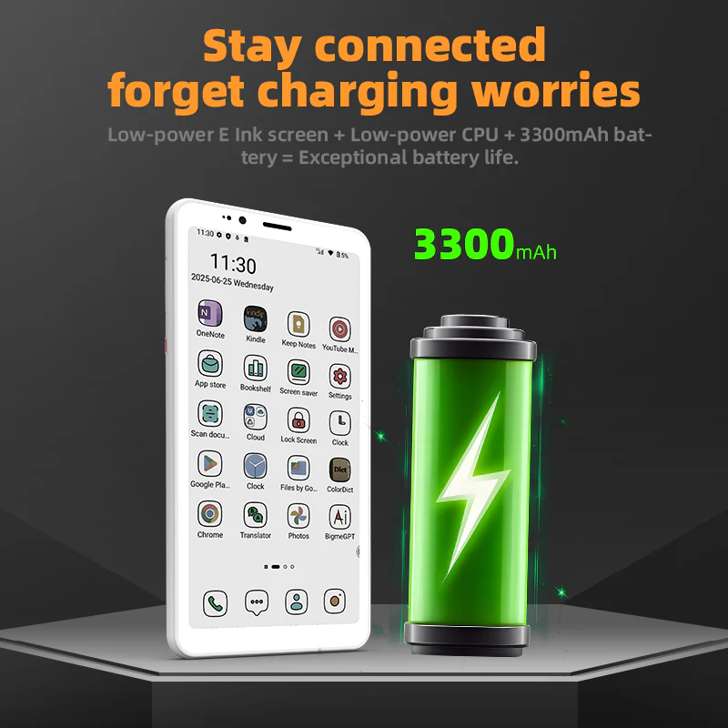 Bigme  4G color ePaper smartphone Hibreak S with Android 14 OS - Image 8
