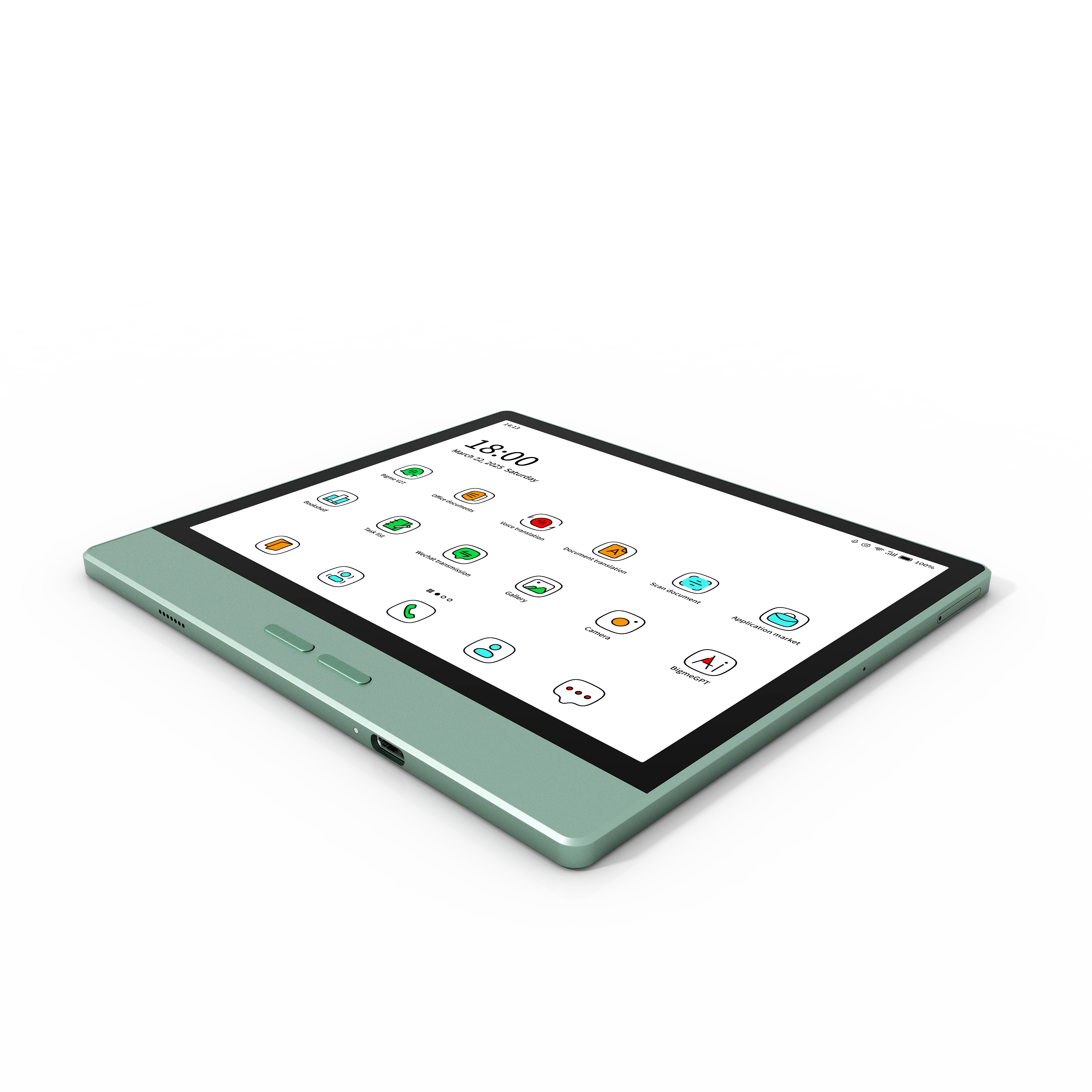 B7--7'' Color ePaper Tablet with 4G Calling - Image 7