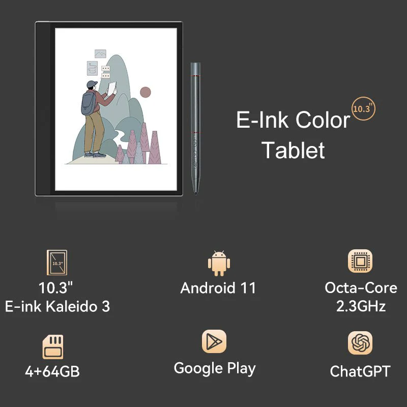 Guoyue K3 Color -- 10.3 inch Kaleido 3 Color E-ink display - Image 3